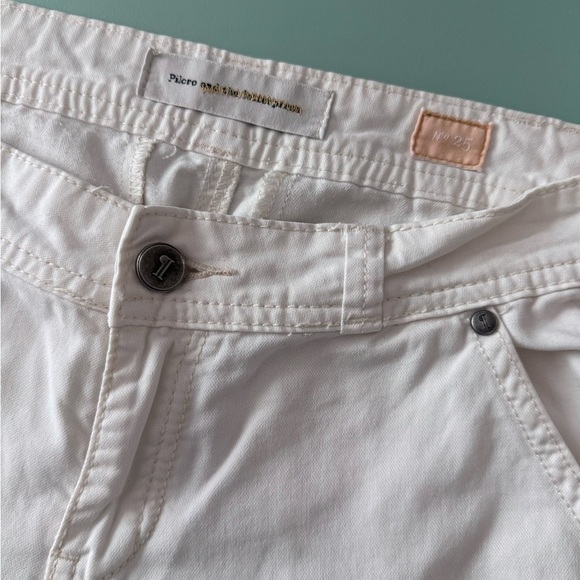 Anthropologie Pilcro and the Letterpress Low Rise Jeans White Size 25 - Picture 6 of 11